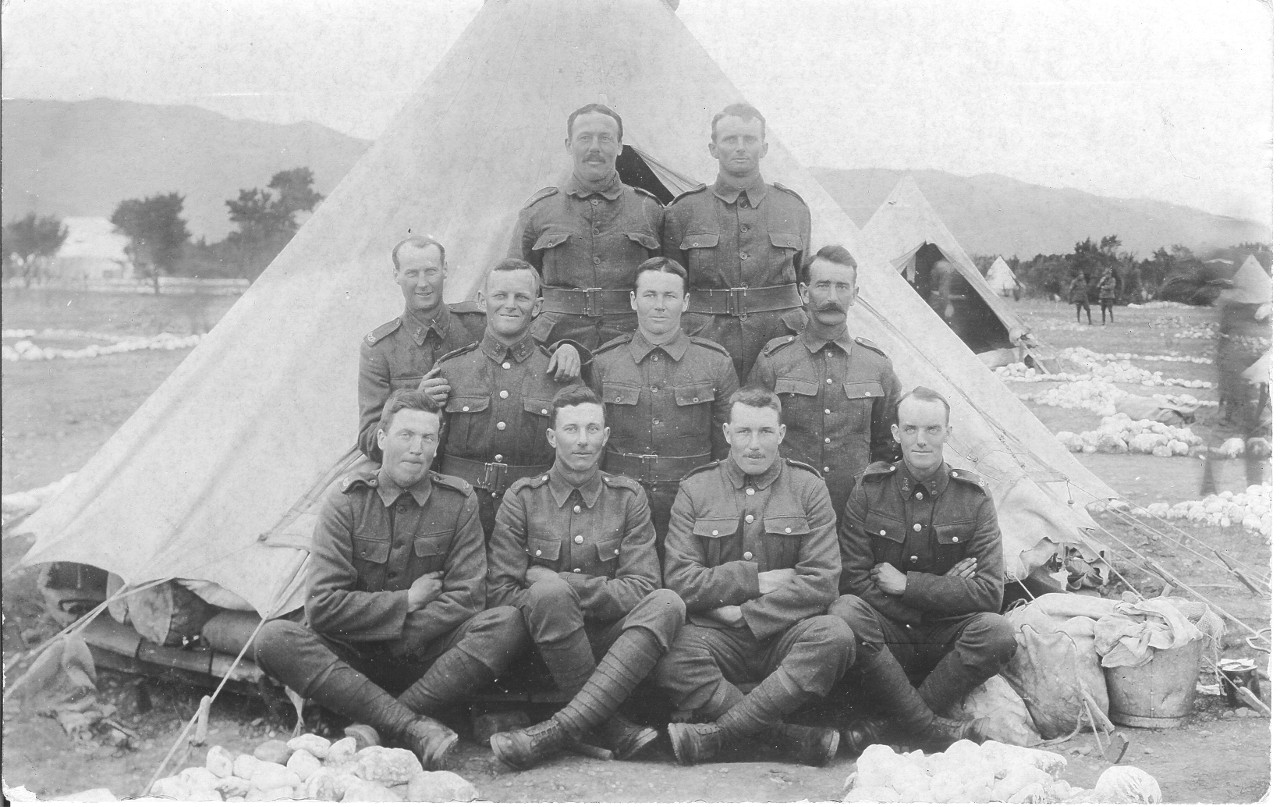 Camp, Broadbent (2nd row, 2nd left)